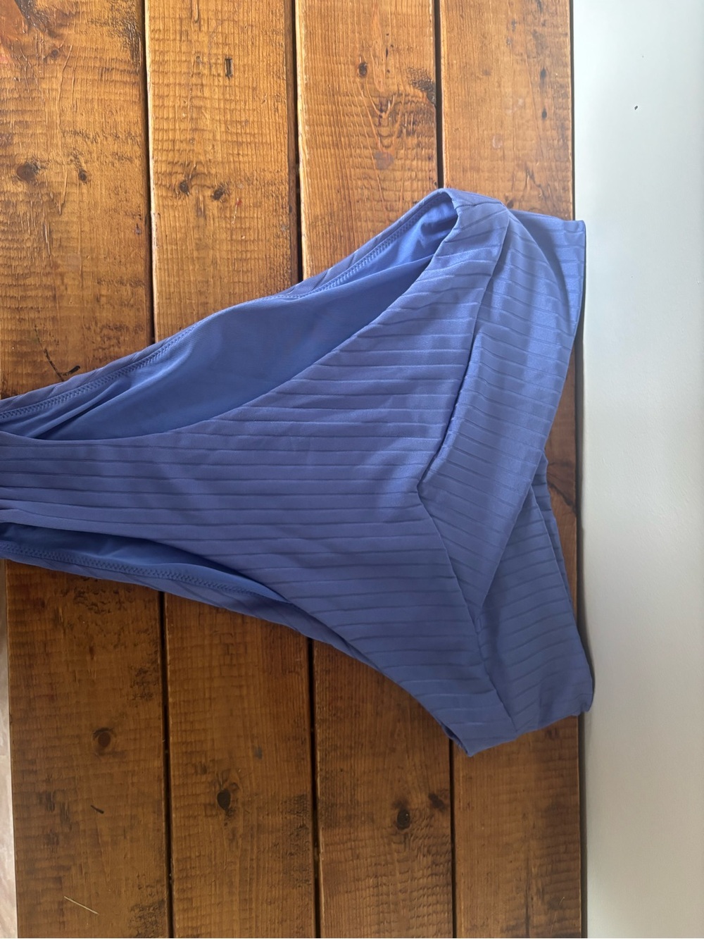 aerie Periwinkle Ribbed Bikini Bottoms